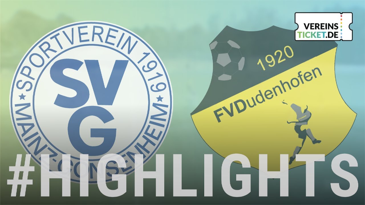 SV Gonsenheim - FV Dudenhofen I Herren Oberliga Rheinland-Pfalz/Saar 20. Spieltag 2025