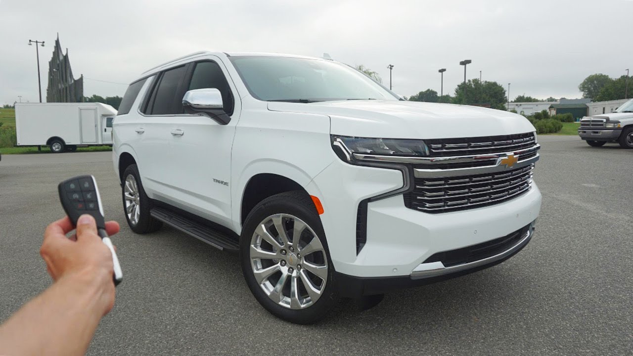 2021 Chevrolet Tahoe Premier: Start Up, Walkaround, Test Drive and Review