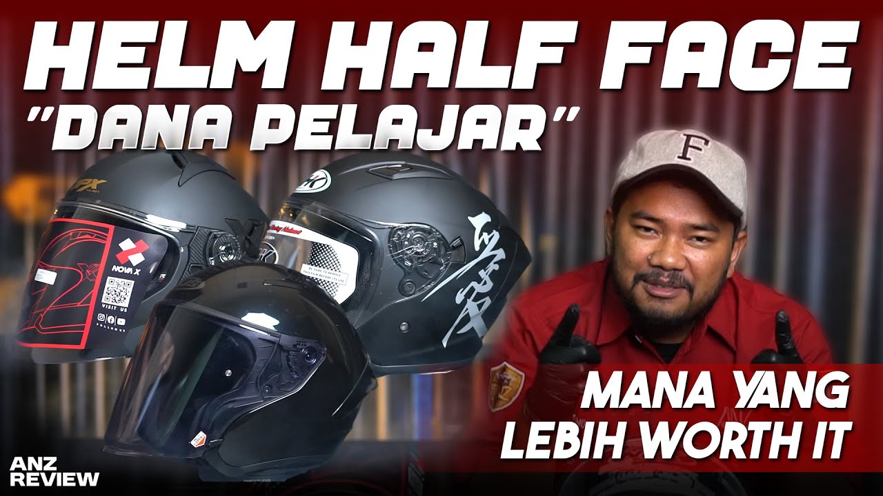 REVIEW HELM JPX - NHK - NJS!!! BELI YANG MANA??? #helm #review #jpx #nhk #njs #anzadventurin #melaju