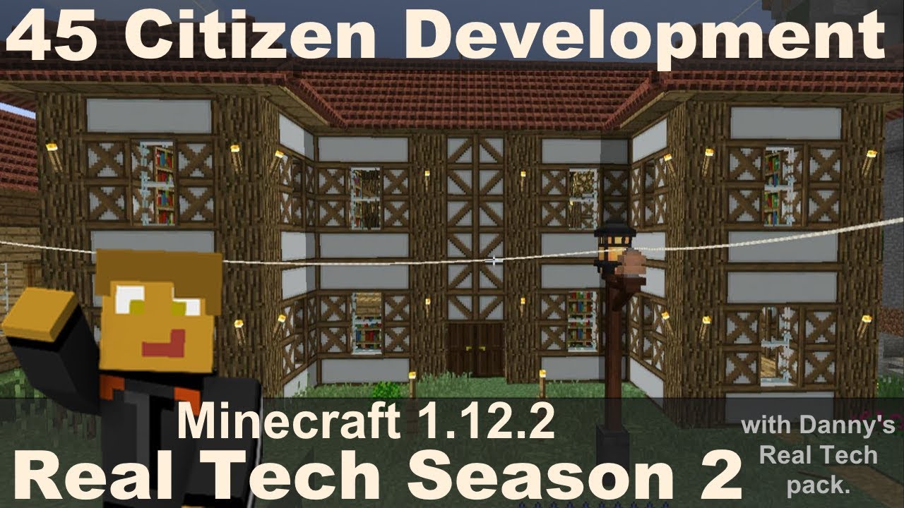 Real Tech S2E45 - Minecolonies Citizen Development