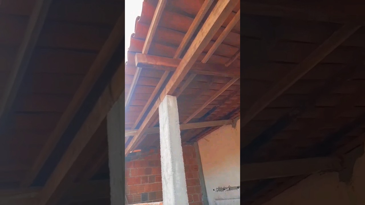 Terminamos de cobrir o alpendre ✅