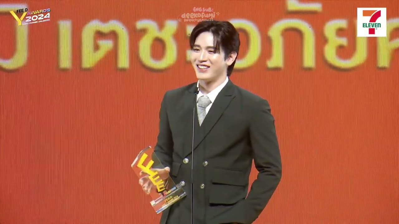 [ENG SUB] New Thitipoom Series Actor of The Year Acceptance Speech | FEED Y Awards 2024