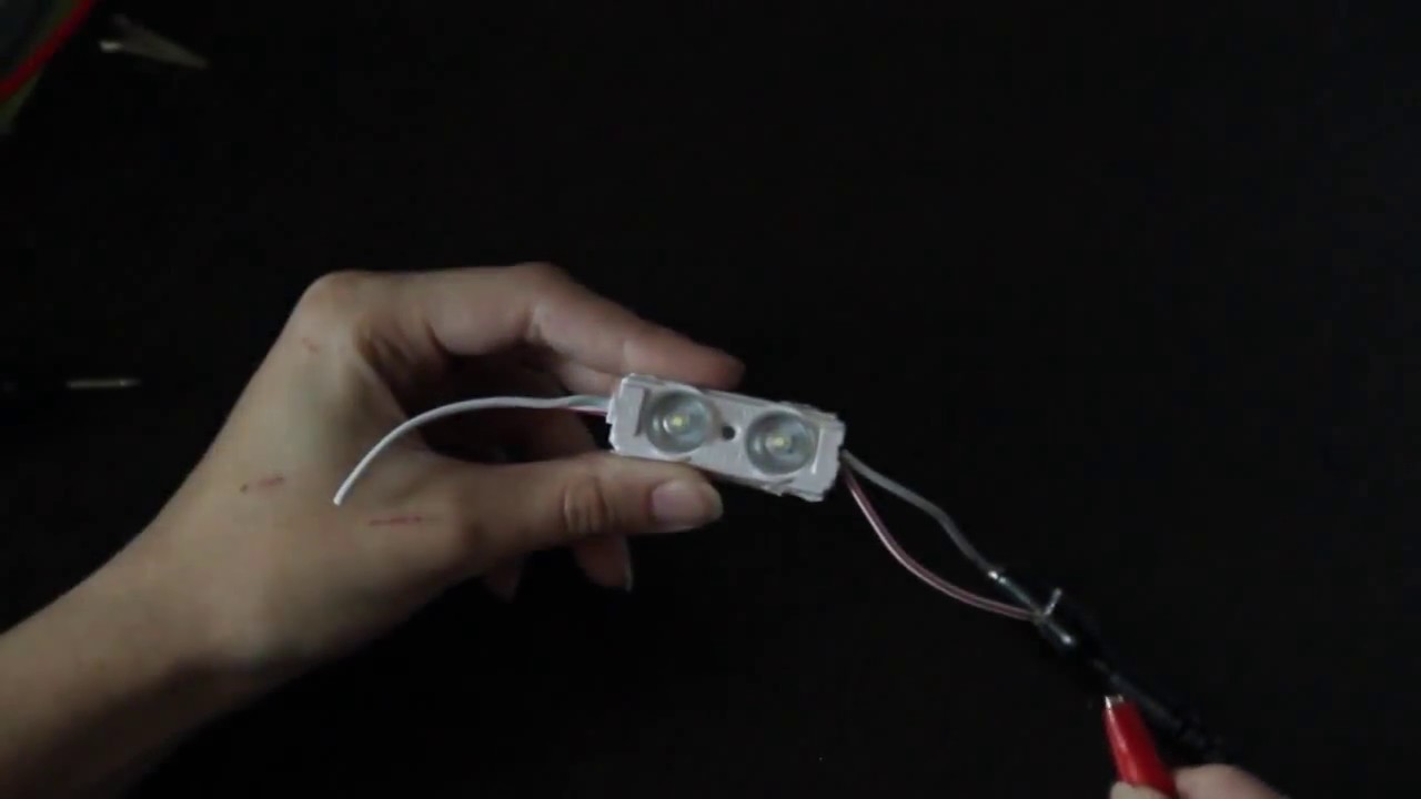 Светодиодный модуль SMD2835 2led линза 170 градусов