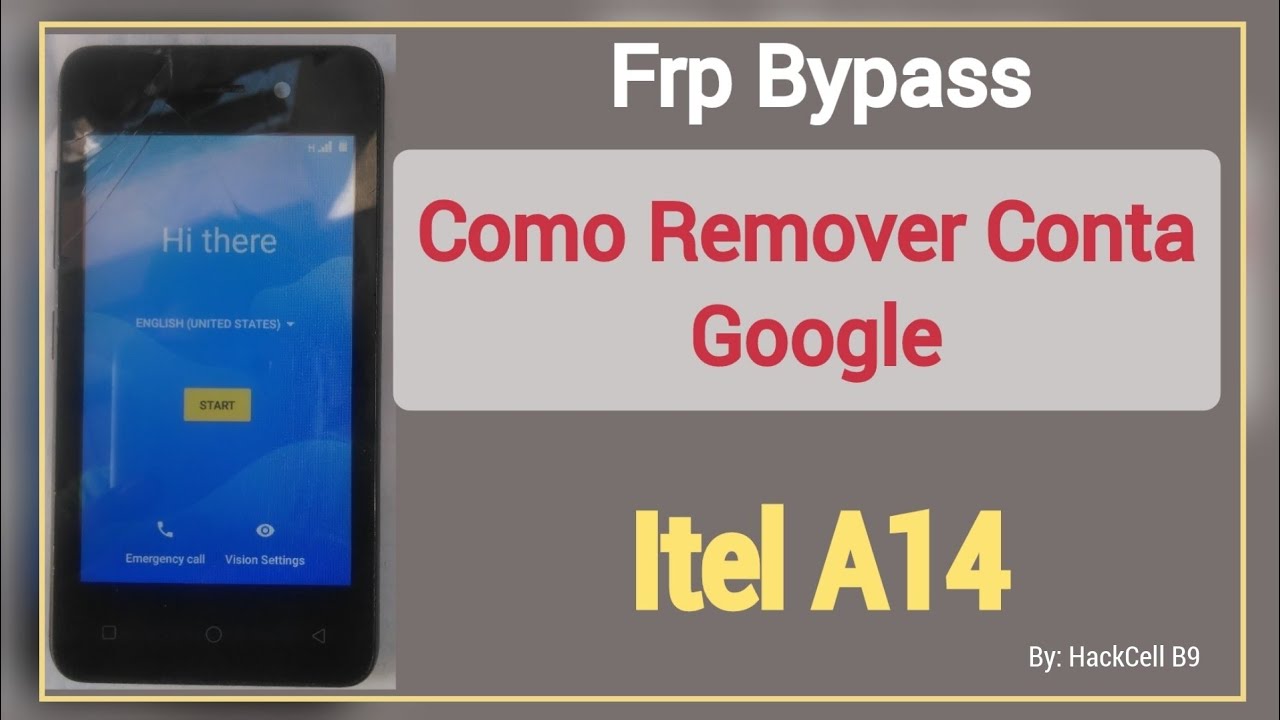 COMO REMOVER CONTA GOOGLE ITEL A14 | FRP BYPASS / REMOVE GOOGLE ACCOUNT ITEL A14