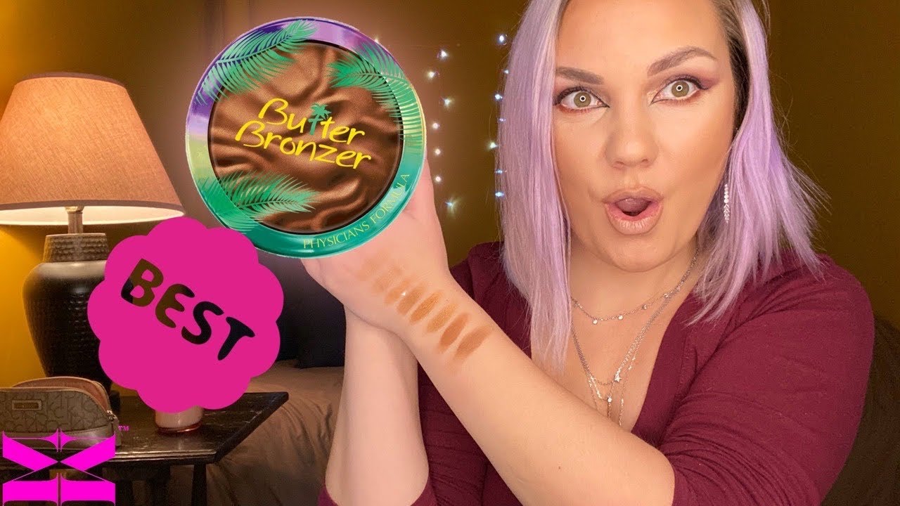 PHYSICIANS FORMULA BUTTER BRONZER | ALL 8 SHADES SWATCHED | REVIEW AND TRY ON | GIVEAWAY ON MY IG!