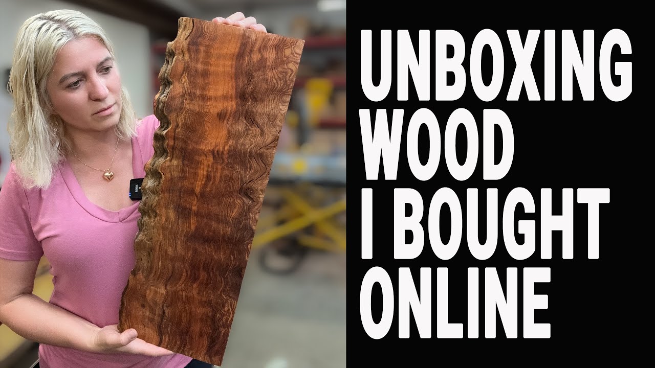 Unboxing wood I  bought online.