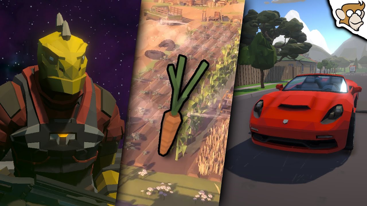 I made 3 UNIQUE Games with 3 ASSET PACKS! (RTS, Farming, Taxi Driving)