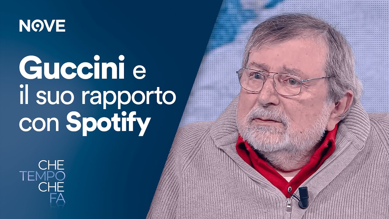 Che tempo che fa | Francesco Guccini e il suo rapporto con Spotify
