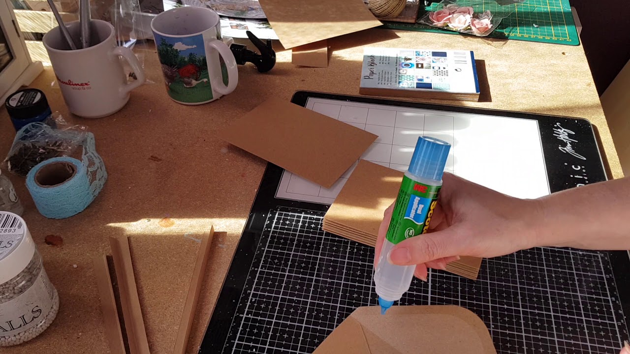 TUTO : mini album facile avec des cartes et enveloppes