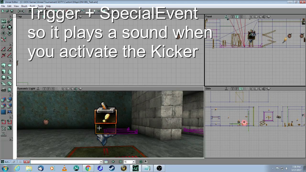 Unreal Editor 2 Tutorial - Kickers - UT99