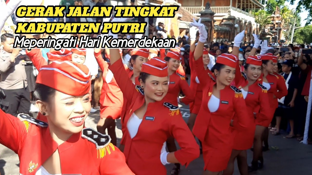 Formasi Gerak Jalan Putri Syantik Ini Menakjubkan