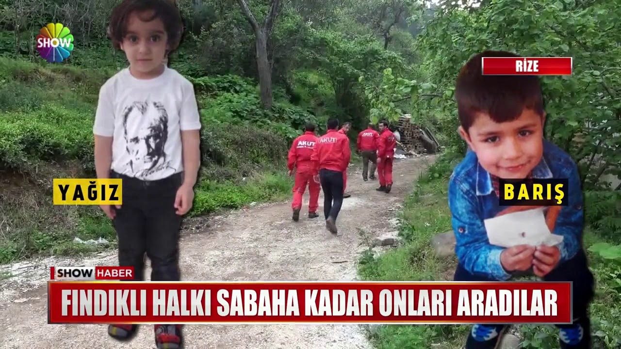 Fındıklı halkı sabaha kadar onları aradılar