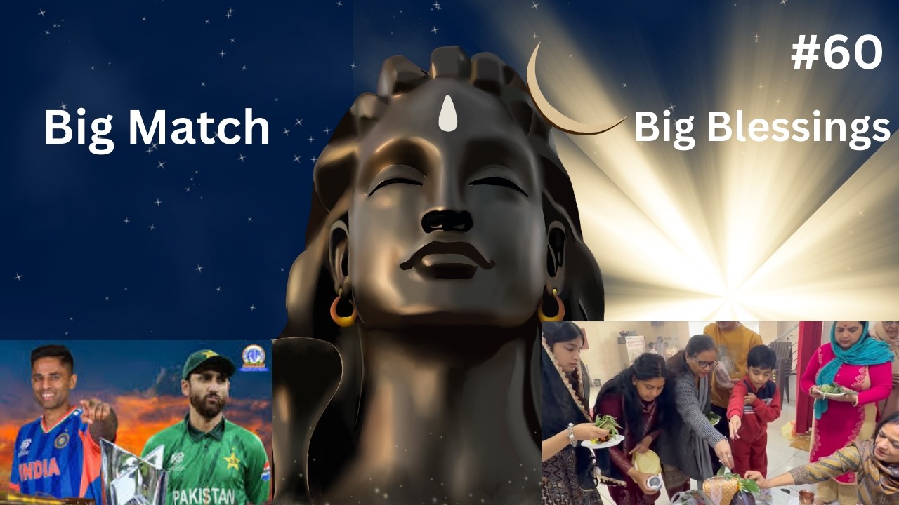 India Pakistan Match Day 😱 + Maha Shivratri Blessings 🙏 | Papa Birthday (India Time)