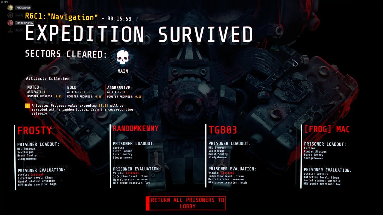 GTFO Speedrun Competition - R6C1 in 