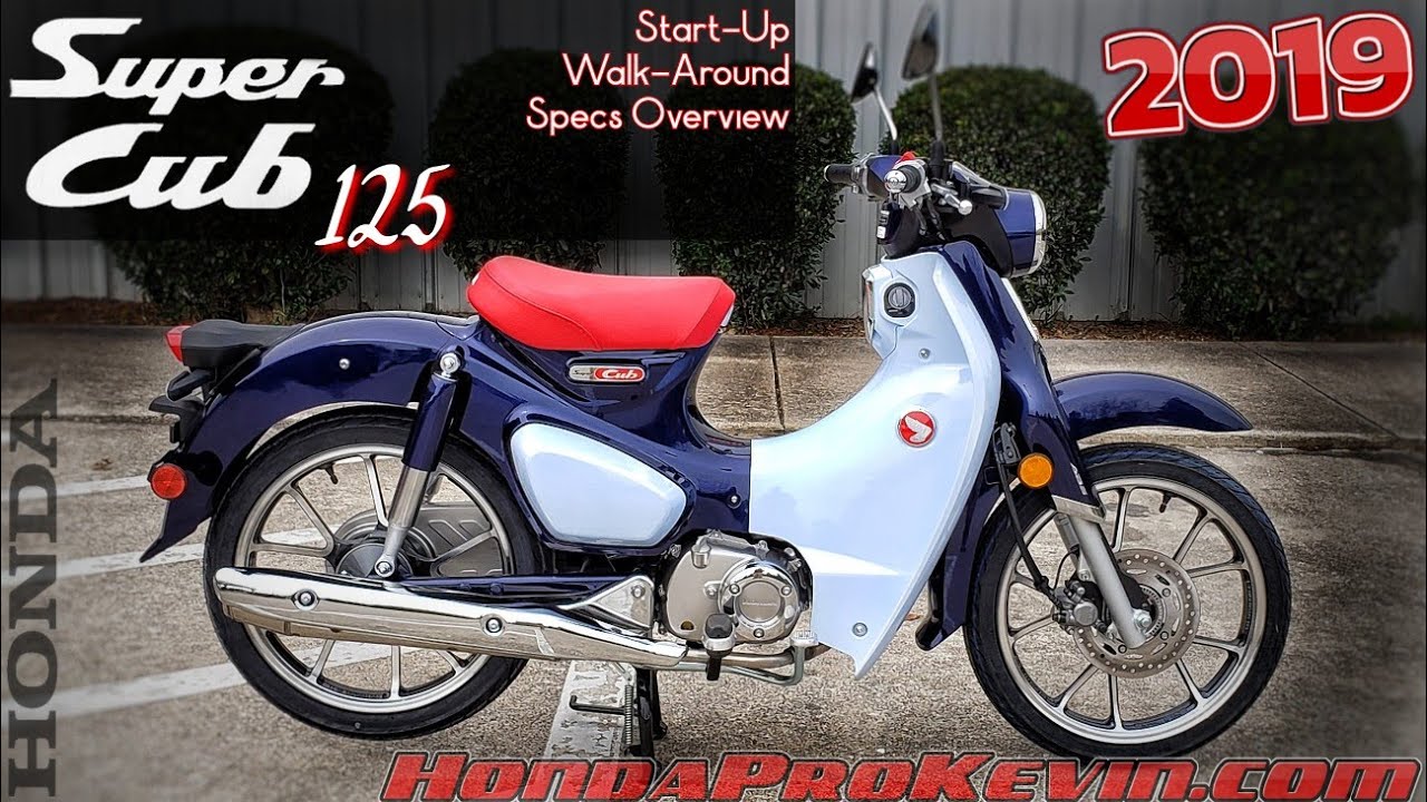 2019 Honda Super Cub 125 Review of Specs / Walk-Around | Automatic Motorcycle / Scooter - C125