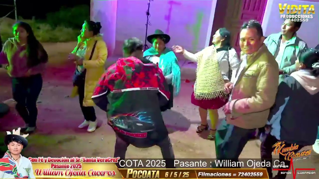 Kumbia Bravaza en Vivo Con Fe y Devocion al Sr de Santa Vera Cruz Pasante 2025 William Ojeda Cáceres