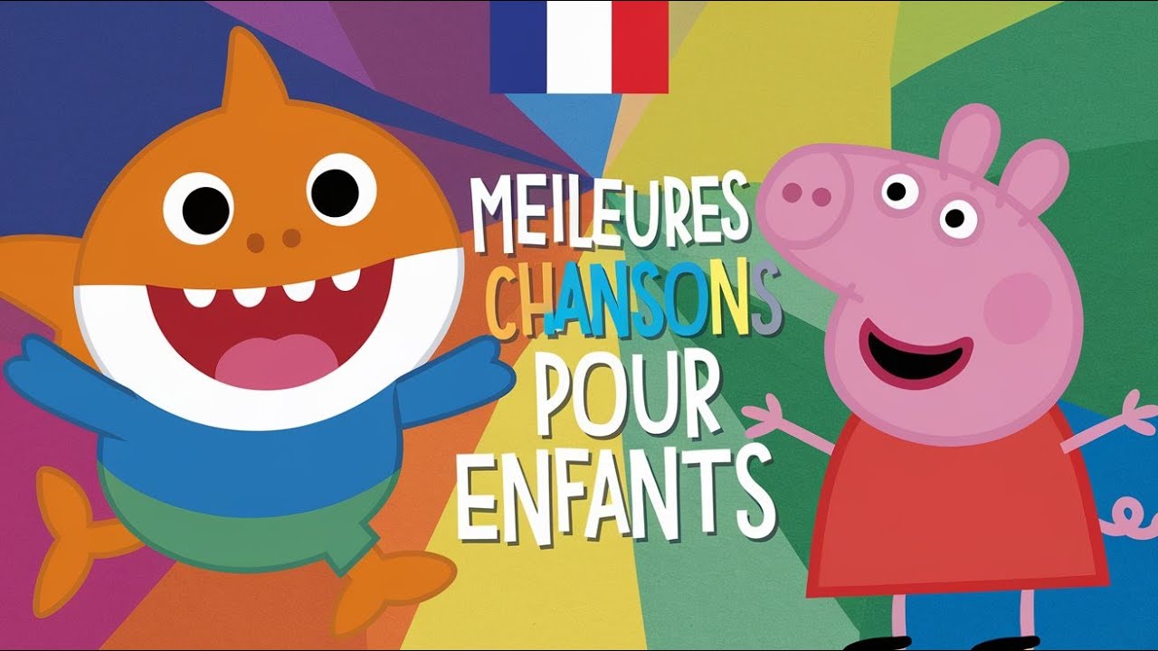 Apprenons les Couleurs en Chantant 🎨🎵 bébé requin 🧒 Chanson pour enfants 👶 Vidéos pour enfants
