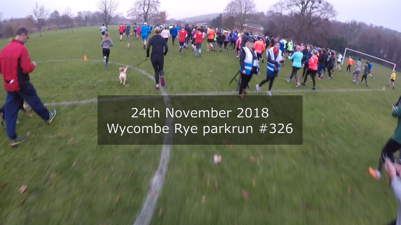 Wycombe Rye parkrun #326 - November 24th 2018 (fast)