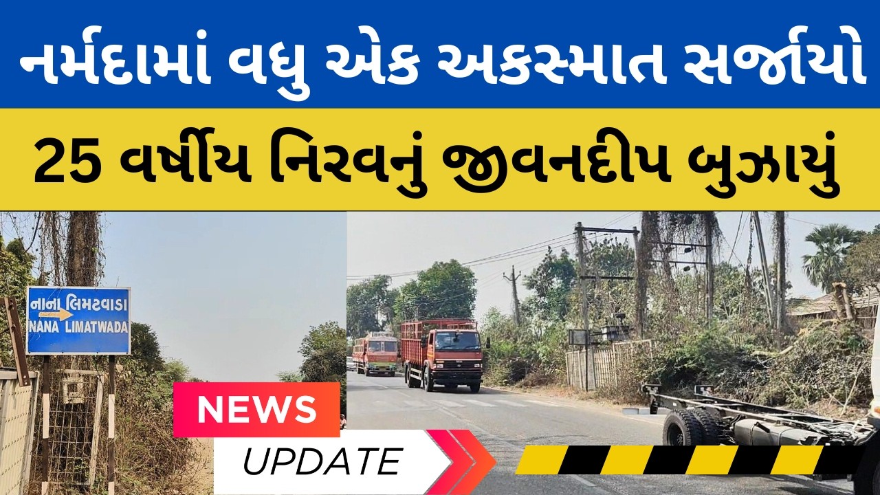 Narmada | ફેબ્રુઆરી મહિનામાં 5 અકસ્માત માં 4 ના મૌત થયાં
