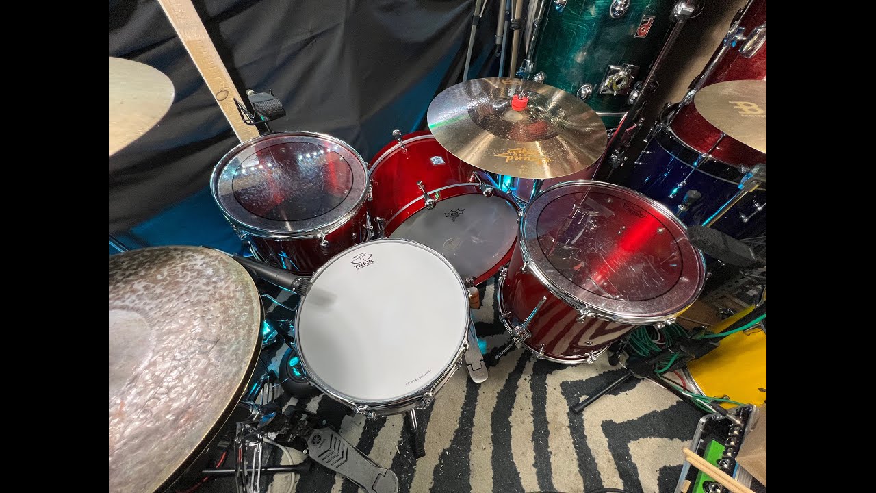 Trick Aluminium Drum Kit With Copper Snare
