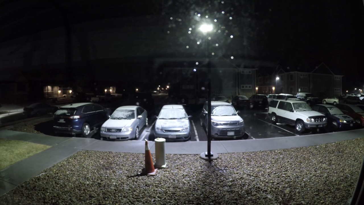 Time-Laps ~ Little snow storm overnight