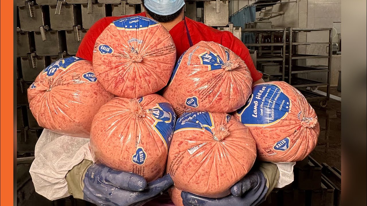 Sausage factory!😍 تاحالا مراحل تولید سوسیس کالباس رو‌ از نزدیک دیدی؟! کارخانه کالیس