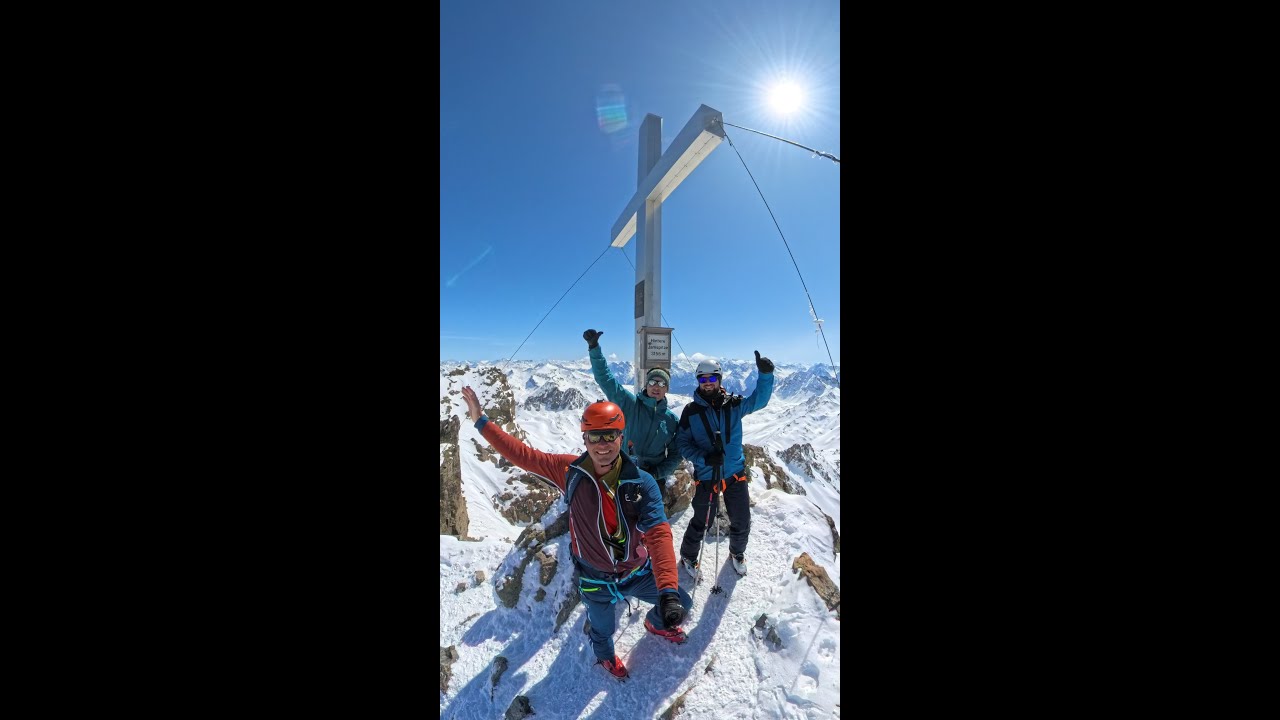 Hintere Jamspitze  3156 m 3rd April 2025 Silvretta
