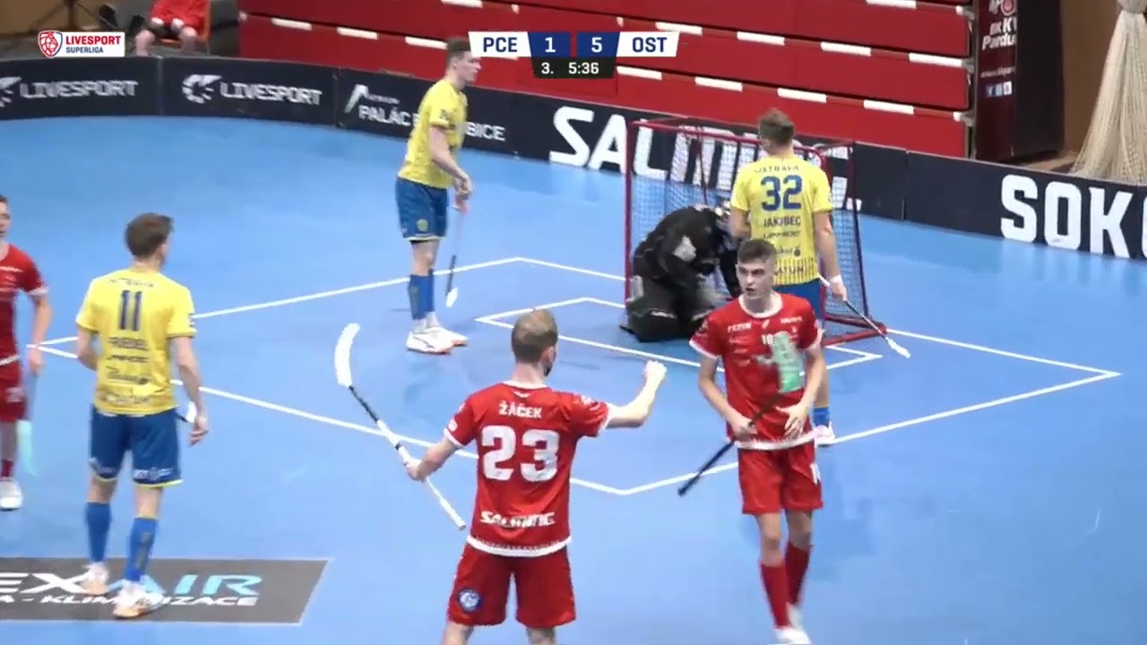 Sestřih branek: SOKOLI Pardubice vs. FBC ČPP Bystroň Group Ostrava