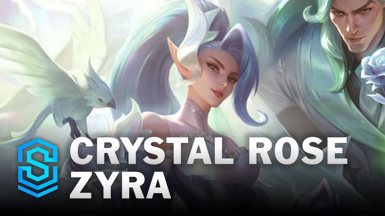 Crystal Rose Zyra Skin Spotlight - League of Legends