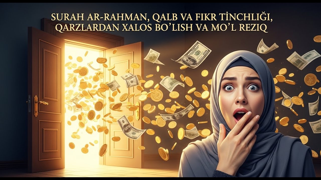 SURAH AR-RAHMAN | PEACE OF HEART, EASE IN PAYING DEBTS & ABUNDANT PROVISION