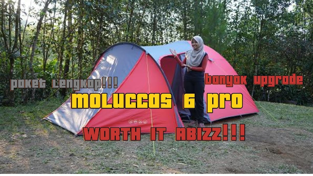 REVIEW TENDA TENDAKI MOLUCCAS 6 PRO VERSI TERBARU LENGKAP  | ULAS BARANG ALA RIR OUTDOOR