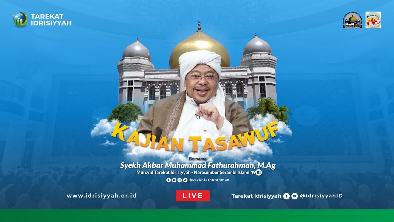 🔴[LIVE] KAJIAN TASAWUF DI MASJID AGUNG TRANS STUDIO BANDUNG @SyekhFathurahman @MasjidTrans