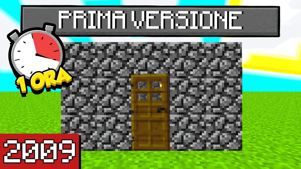 SPEEDRUN NELLA PRIMA VERSIONE DI MINECRAFT - ITA