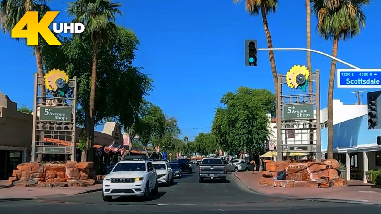 Scottsdale Arizona 4K Driving Tour | Arizona's Most Desirable City