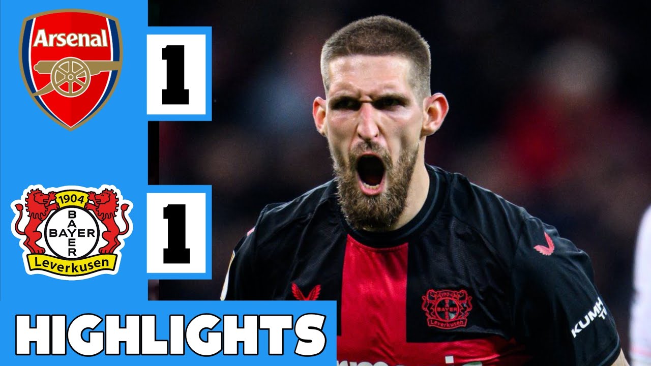 Arsenal vs Bayern Leverkusen | Robert Andrich Goal champions league 2026 