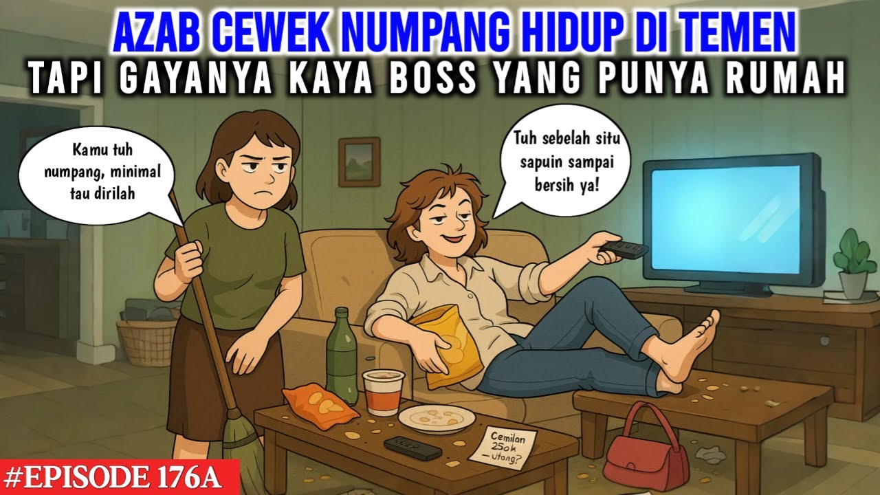 AZAB CEWEK NUMPANG HIDUP DI TEMEN! TAPI GAYANYA KAYA BOSS YANG PUNYA RUMAH | COCO MEONG EPISODE 176A