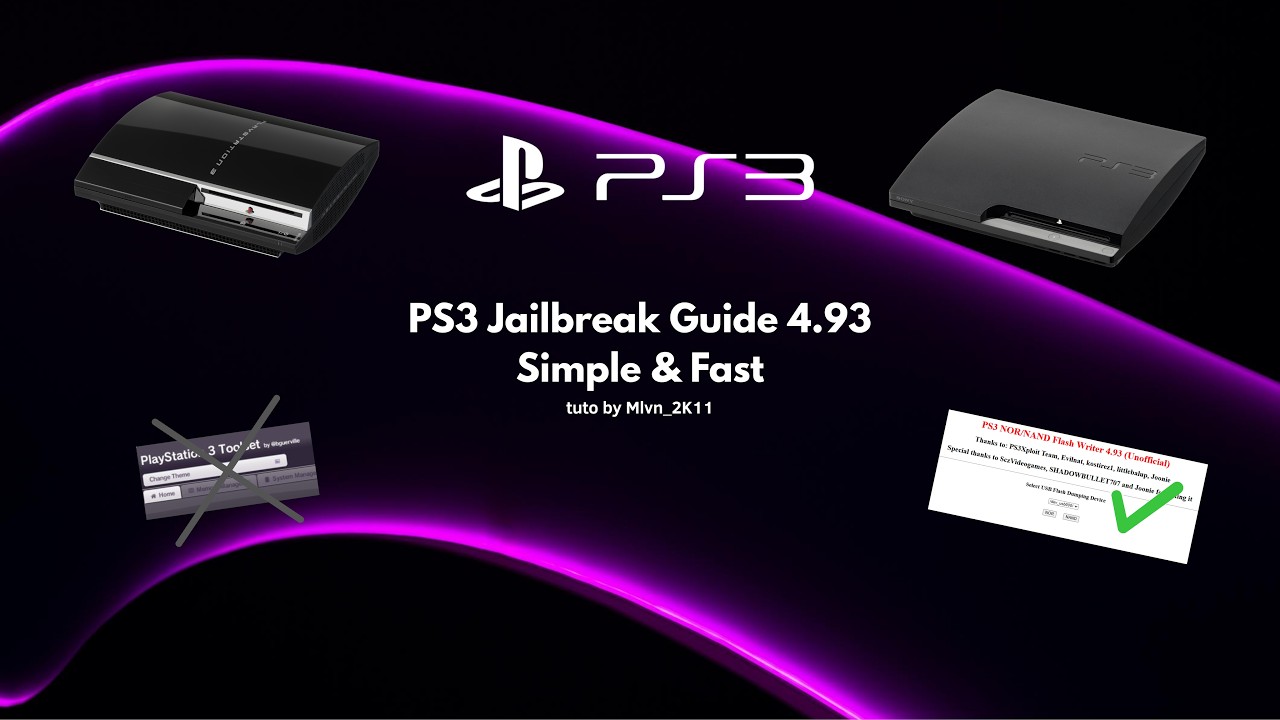 (2026) PS3 Jailbreak Guide 4.93  Simple & Fast (without Bgtoolset)