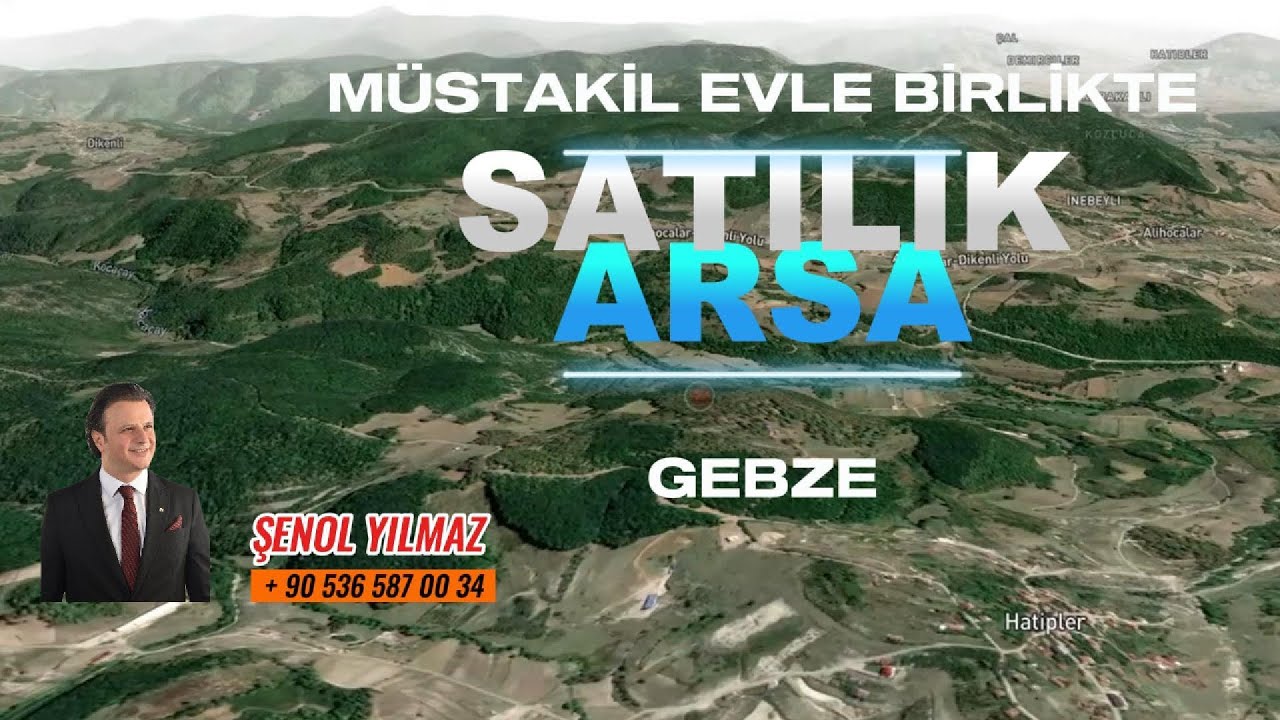 GEBZE, HATİPLER'DE TEK TAPULU, M&Uuml;STAKİL EVLİ SATILIK ARSA