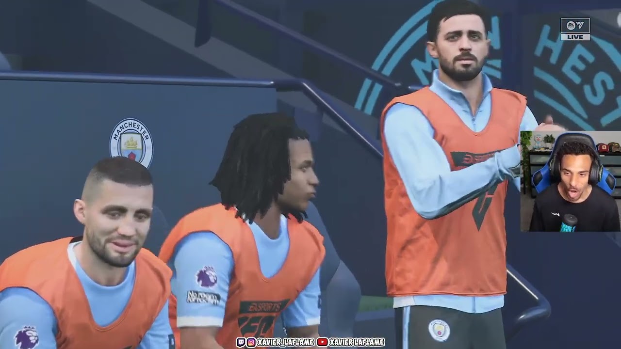 FC26 Серия 2 - «Манчестер Сити» отыгрывает мяч против «Реала Мадрид»