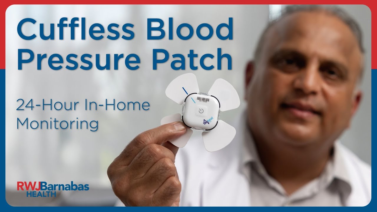 Cuffless Blood Pressure Patch for 24-Hour In-Home Monitoring