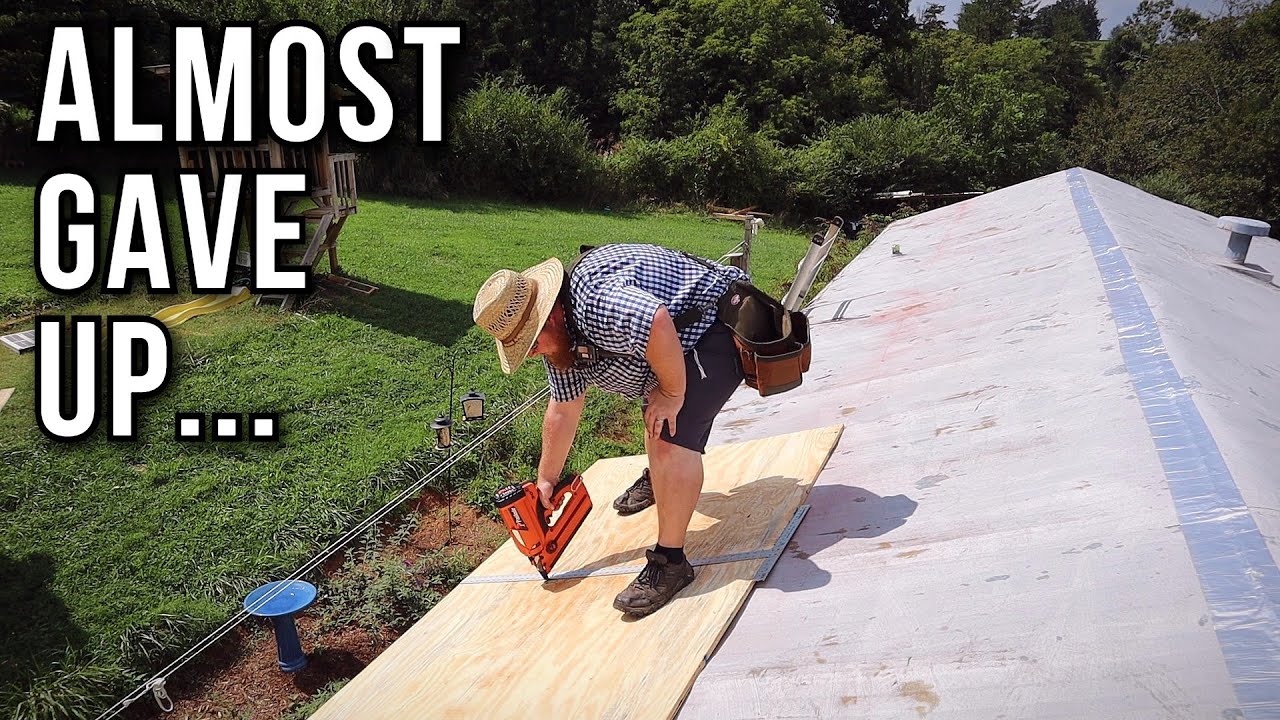 I Almost Gave Up!!! - MOBILE HOME ROOF OVER - Day 1