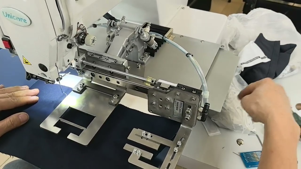 Unicare Automatic Label Attach Machine--China No.1 Special Garment Sewing Machine&Device Supplier
