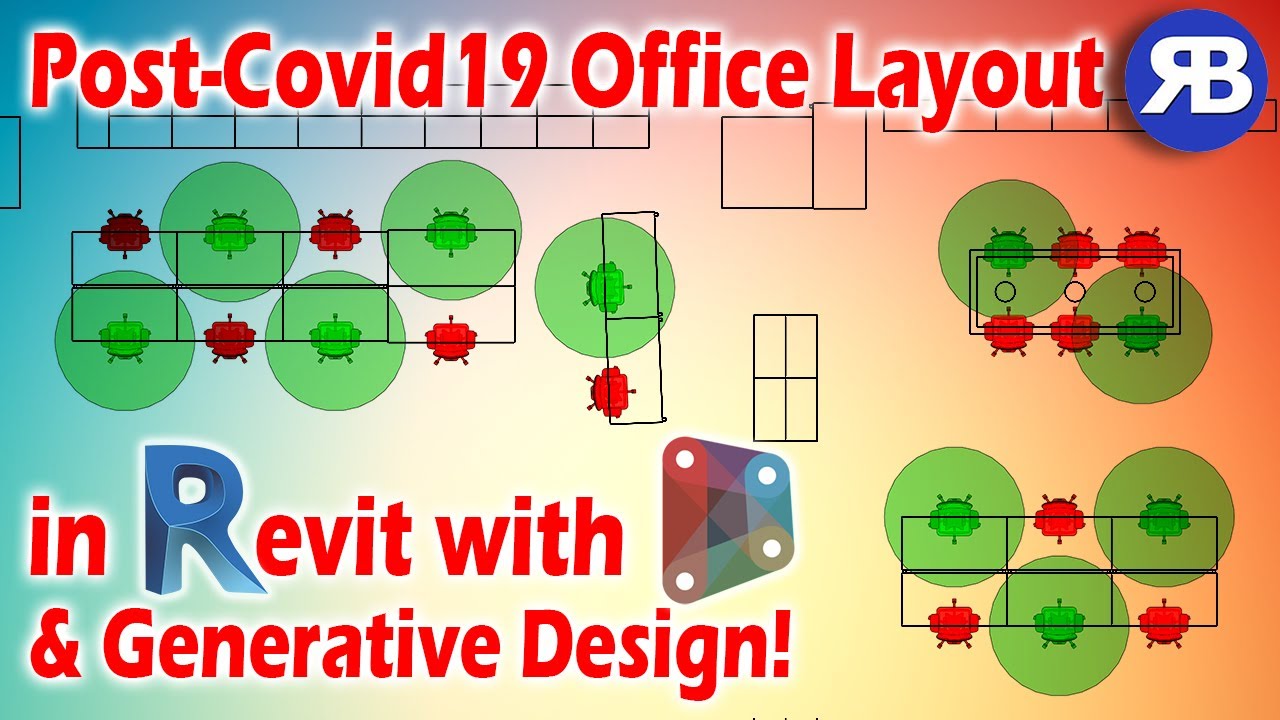 Revit Snippet: Analyse Post-Covid19 Office Layouts with Generative Design