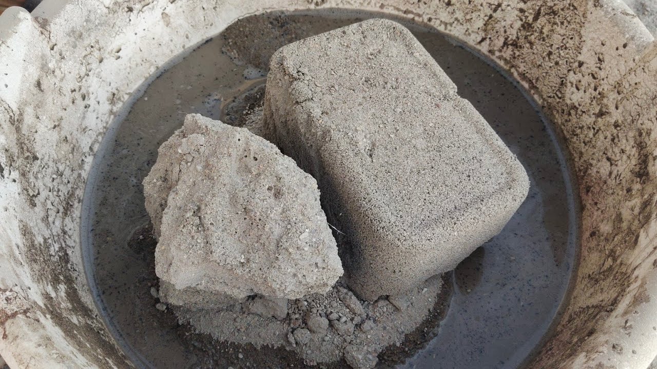 Asmr | Grainy sand cement chunks/shapes crumbling dry water 💦 satisfying asmr | SAASMR |