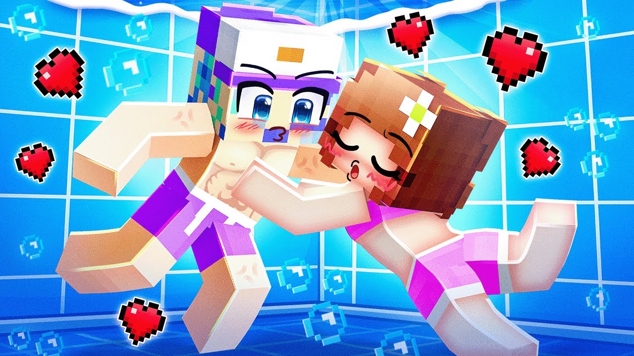 ANNE KISSES DASH At A POOL PARTY In Minecraft…