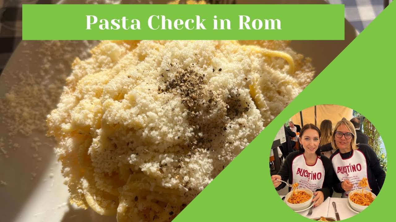 Pasta Check in Rom: Typische römische Gerichte, die ihr probieren müsst! 🍝