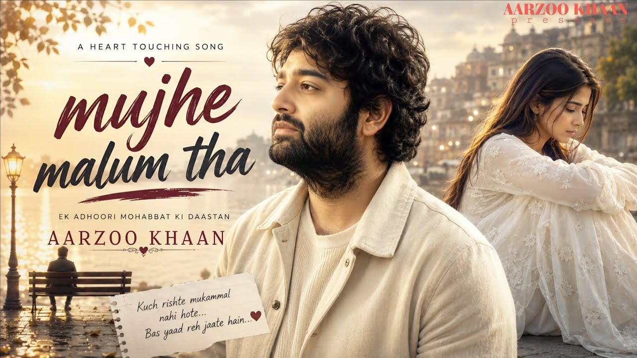 Mujhe Malum Tha &ndash; Aarzoo Khaan | Emotional Hindi Sad Song | New Song 2026 | Arijit Singh Vibe