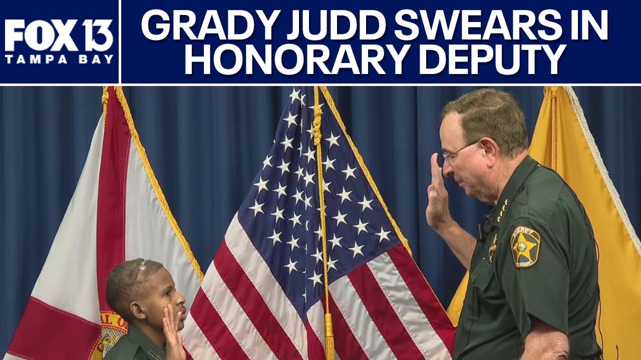 Grady Judd swears in teen with cancer as honorary deputy: Full ceremony