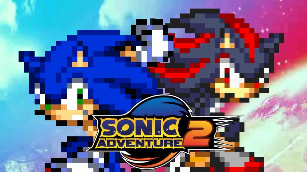 Sonic Adventure 2 Battle Intro - Sprite Animated Remake!!