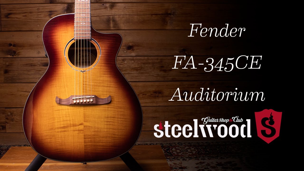 Tu siguiente acústica | Fender FA 345CE Auditorium Teaburst